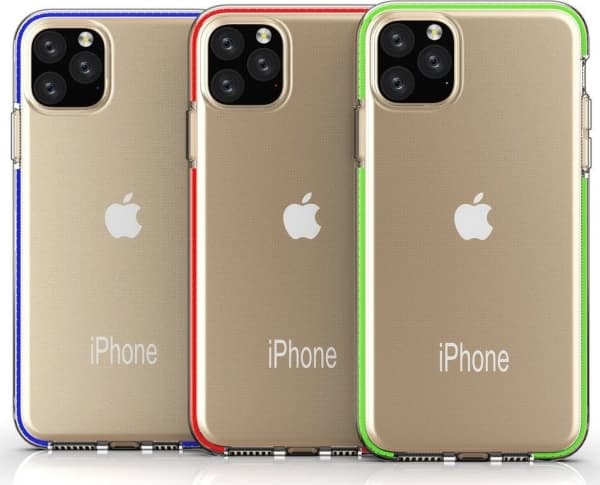 Hurtel Spring Case geléfodral med färgad ram för iPhone 11 Pro svart