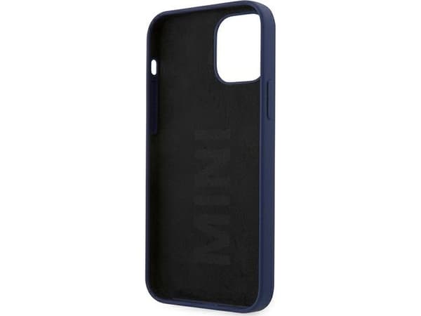 Mini Morris Mini MIHCP12MSLTNA iPhone 12/12 Pro 6.1 tuuman tummansininen / tummansininen kova kotelo silikoni sävy sävyyn