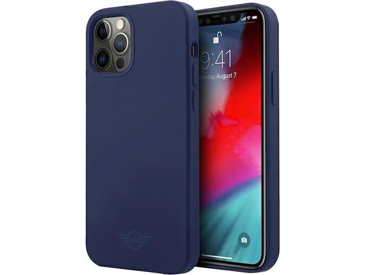 Mini Morris Mini Mini MIHCP12MSLTNA iPhone 12/12 Pro 6.1 inch Navy Blue/Navy Blue Hard Case Silicone Tone On Tone