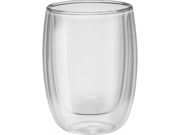 ZWILLING 39500-076, Transparent, Borosilikatglas, Rund, 2 styck, Klar, 200 ml