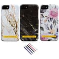 Miniatyrbillede 1 af 10: iPhone 7/8/SE (2020 & 2022) - Cover / Beskyttelse Flowers / Marble