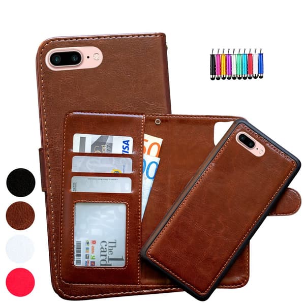 iPhone 7 Plus / 8 Plus - Læder cover / Beskyttelse