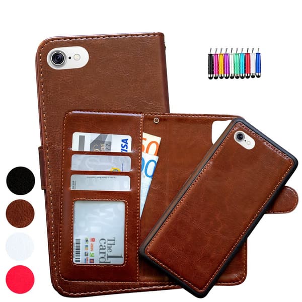 iPhone 7/8/SE (2020 & 2022) - Læder cover / Beskyttelse White