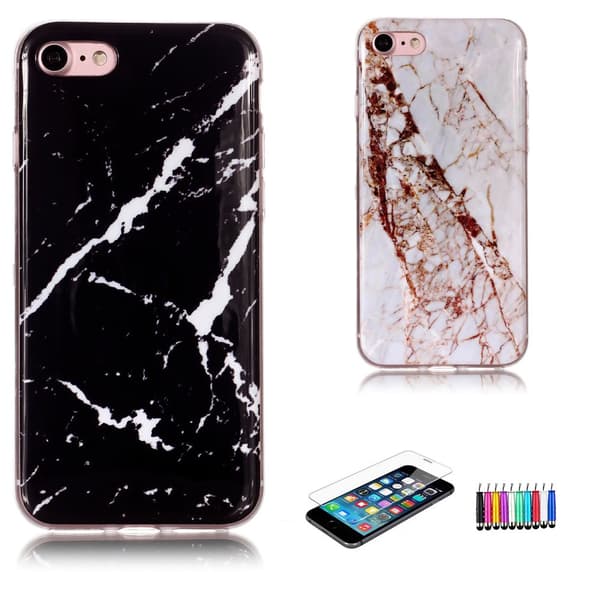 iPhone7/ 8/SE (2020) - Case Protection Marble Black