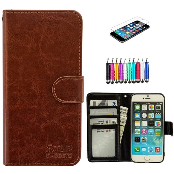 Protect your iPhone 7/8/SE - Leather Case! Brown