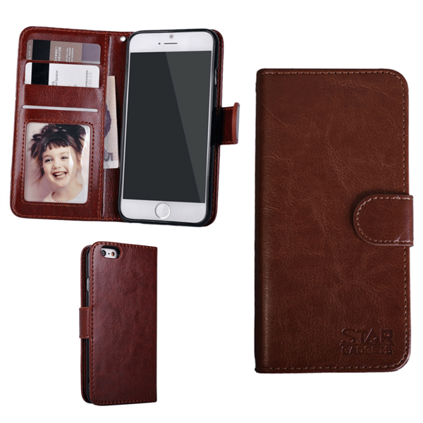 iPhone 7/8/SE (2020 & 2022) - PU Leather Wallet Case
