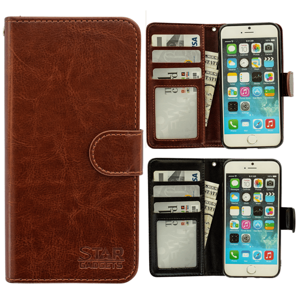 iPhone 7/8/SE (2020 & 2022) - PU Leather Wallet Case