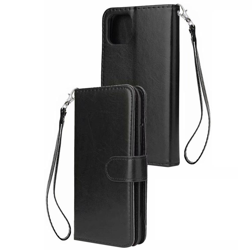 Elegant Plånboksfodral till iPhone 12 Mini - Svart