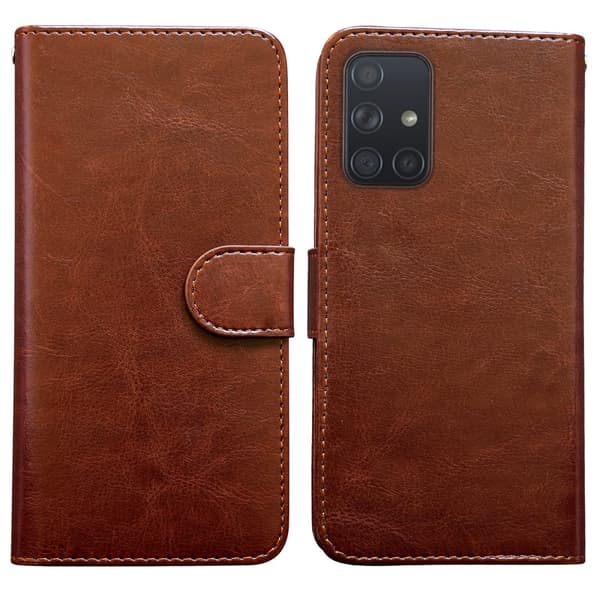 Samsung Galaxy A51 - Læder cover / Beskyttelse