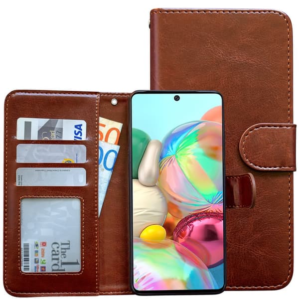 Samsung Galaxy A51 - Læder cover / Beskyttelse