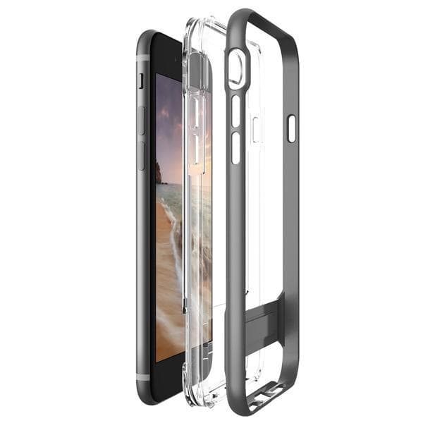 Verus Crystal Bumper Skal till Apple iPhone 7/8/SE 2020 - Steel Silver