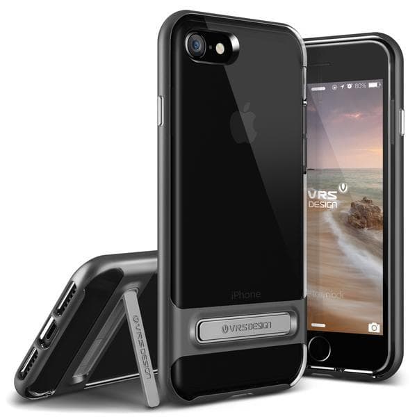 Verus Crystal Bumper Skal till Apple iPhone 7/8/SE 2020 - Steel Silver