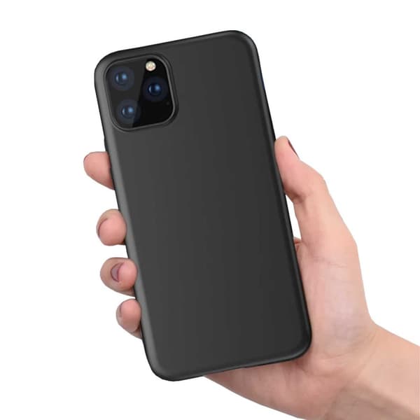 iPhone 12 Mini Thin Black Mobile Shell 1mm TPU