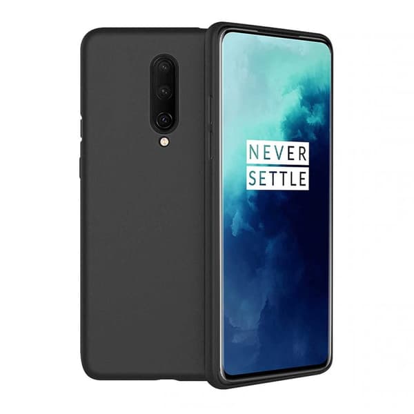 Tunt Svart OnePlus 8 Mobilskal Case Skal