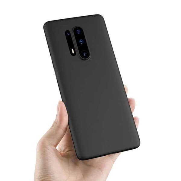 Tunt Svart OnePlus 8 Pro Mobilskal Case Bumper