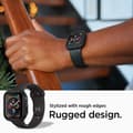 Miniatyrbild 3 av 5: SPIGEN Rugged Armor Apple Watch 4/5/6/7/8/SE (44/45mm) Skal - Svart