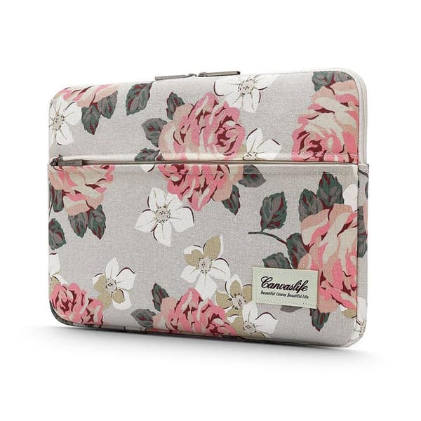 CANVASLIFE Datorfodral Laptop 13-14 - Vit Rose