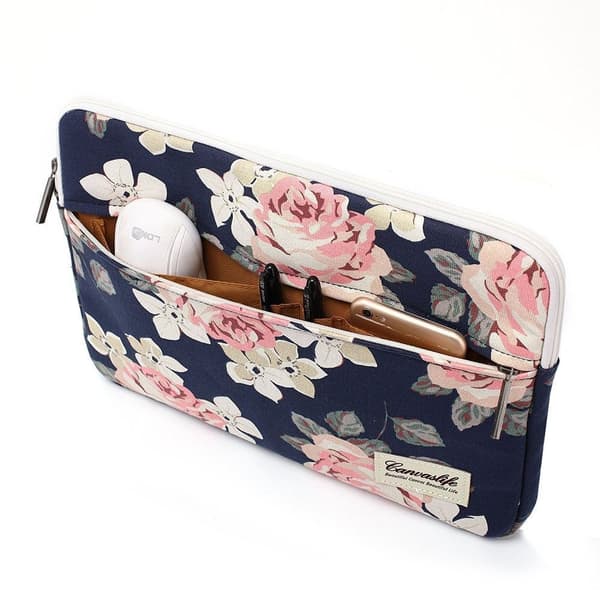 CANVASLIFE Datorfodral Laptop 13-14 - Navy Rose
