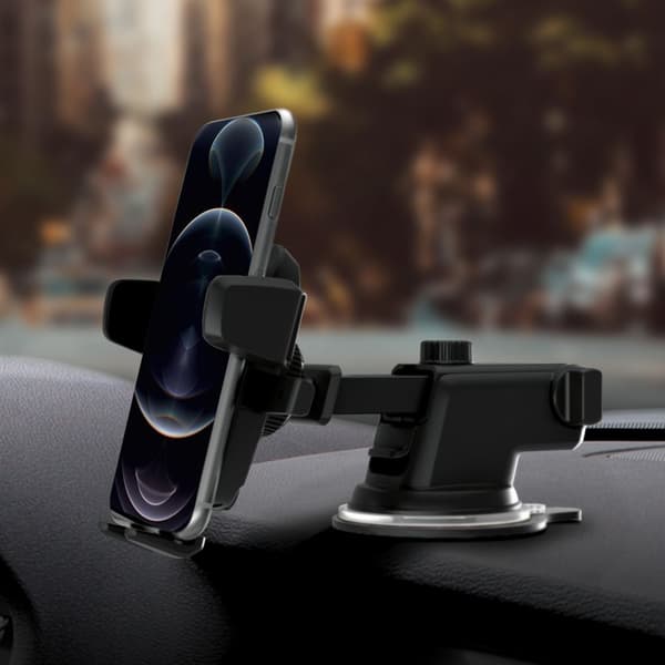 Dash & Windshield Bilhållare Mount - Svart
