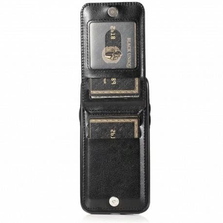 iPhone XS Max Mobil Cover Kortholder 5-SLOT Retro V3