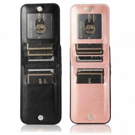 iPhone 12 Pro Max Mobilskal Korthållare 6-FACK Retro V3