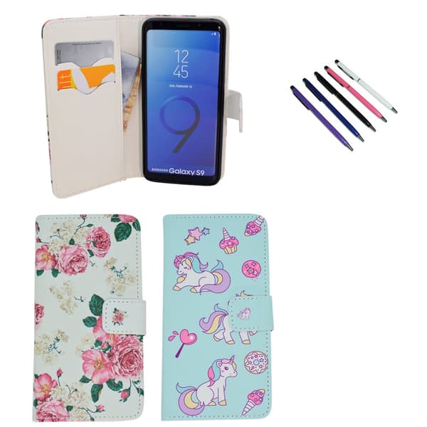 Samsung Galaxy S9 - Læder cover / Beskyttelse Pink
