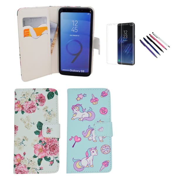 Samsung Galaxy S9 - Läderfodral / Skydd Pink