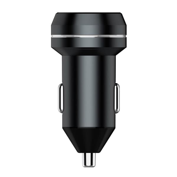 Champion - Dual USB Laddare 12/24V 4.8A - Svart