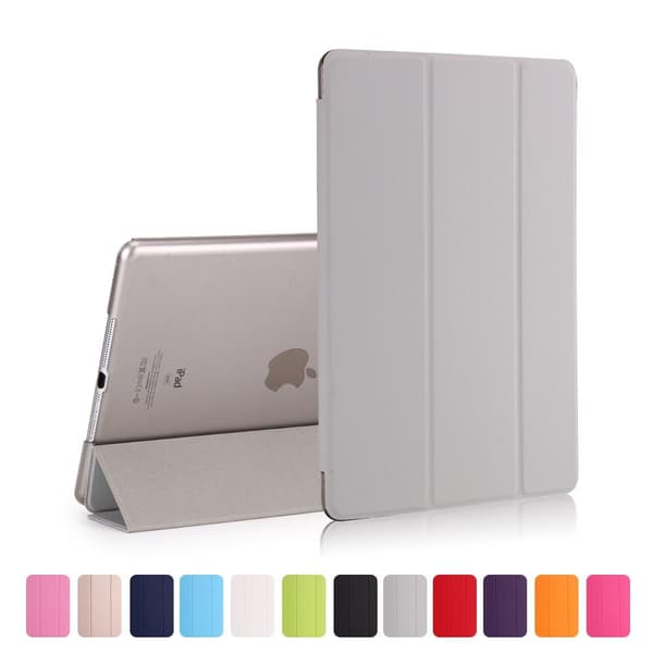 Tri-fold fodral till iPad 9.7 2017. Grå