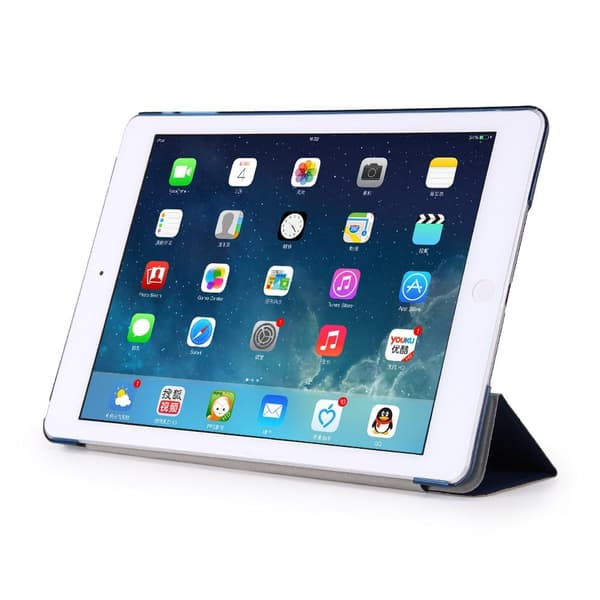 Tri-fold fodral till iPad 9.7 2017. Mörkblå