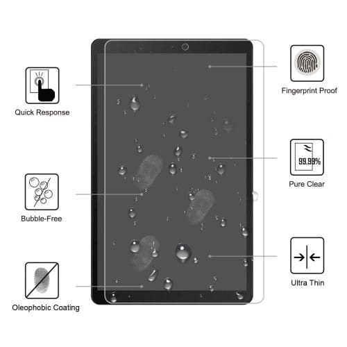 Arc Edge 9H Härdat Glas Skärmskydd för Samsung Galaxy Tab A 10.1 2019