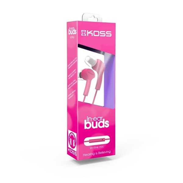 Koss Hörlur KEB9i In-Ear Mic - Rosa