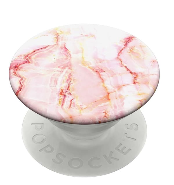 POPSOCKETS Rose Marble Avtagbart Grip med Ställfunktion
