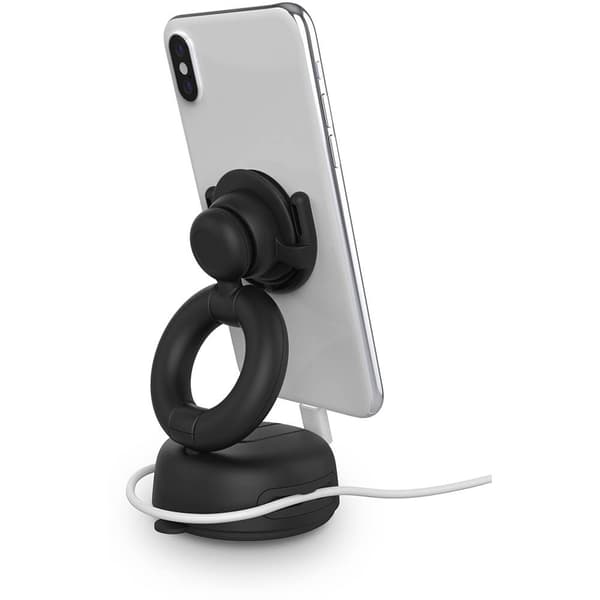 POPSOCKETS Car Dash & Windowshield Svart Höjd/vridbar