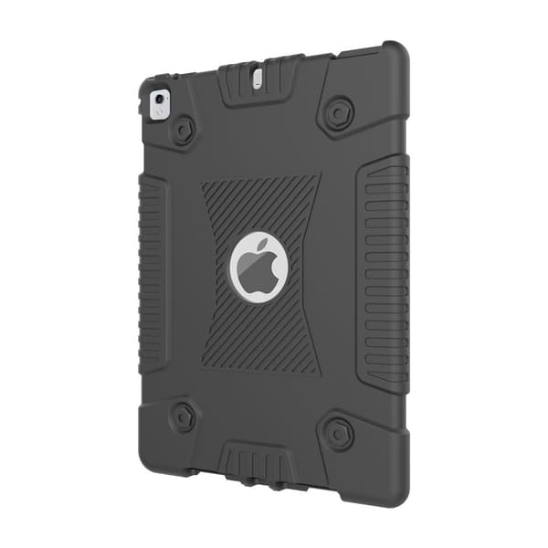Heavy Duty Silikonskal för iPad 9.7 2017/2018 / Air/Air 2 (Svart)