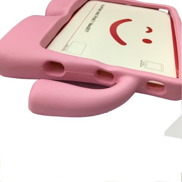 3D Cartoon Fodral för Barn till iPad 9.7 2017/2018 / Air / Air 2 - Rosa