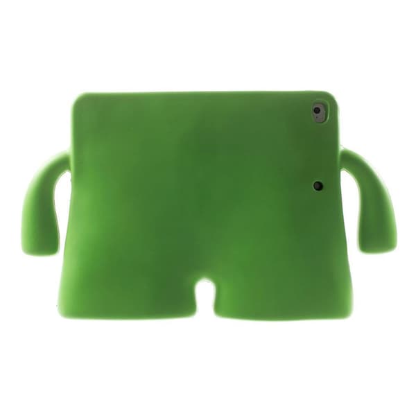 3D Cartoon skal för iPad 9.7 (2018) - 9.7 (2017) - Air 2 - Air - Grön