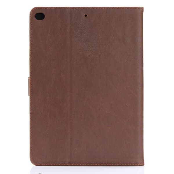 Retro Crazy Horse fodral till iPad 9.7 2017. Kaffe