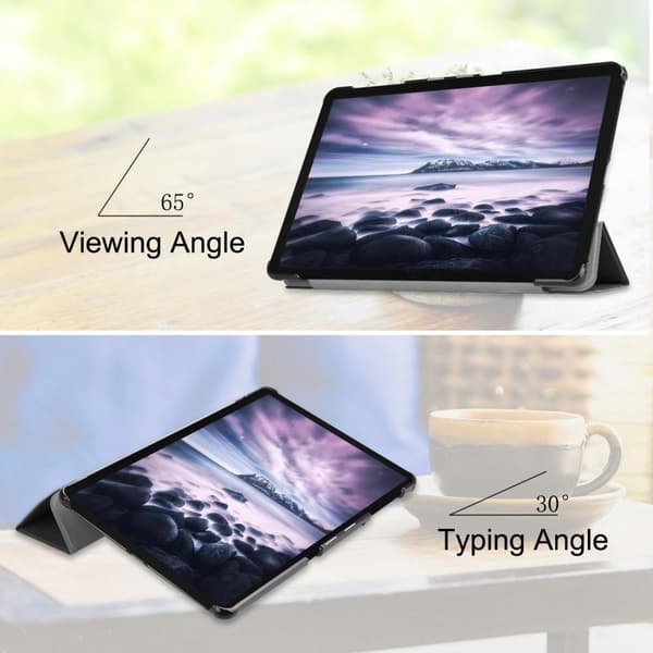 Tri-fold Fodral för Samsung Galaxy Tab A 10.5 - Svart
