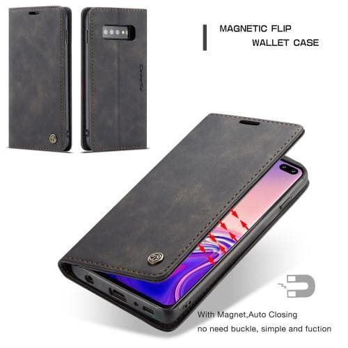 CASEME Plånboksfodral Samsung Galaxy S10 - Svart