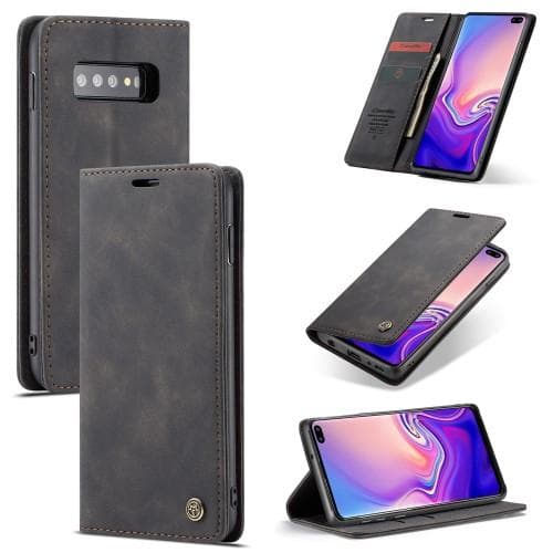 CASEME Plånboksfodral Samsung Galaxy S10 - Svart