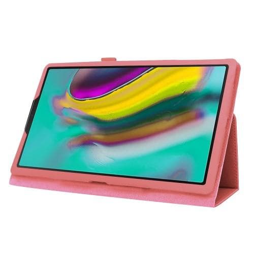 Litchi Texture Fodral för Samsung Galaxy Tab A 10.1" 2019 - Rosa