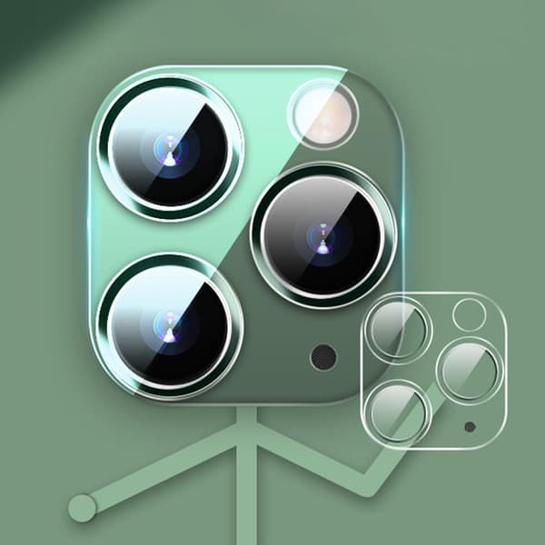 Objektivbeskyttelse for iPhone 12 Kamera i herdet glass