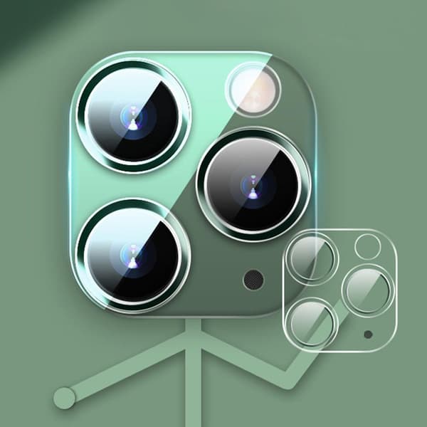 Objektivbeskyttelse for iPhone 12 Kamera i herdet glass