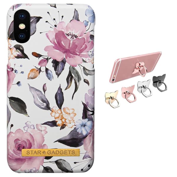 Komfort & Beskyttelse iPhone X/Xs med Blomster!