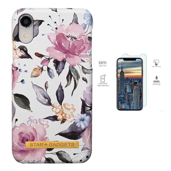 iPhone Xr - Cover / Beskyttelse Flowers