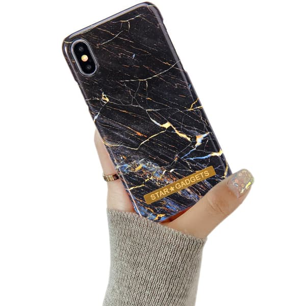 iPhone X/Xs - Kuori / Suoja Flowers / Marble
