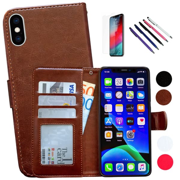 iPhone Xs Max - Læder cover / Beskyttelse