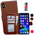 Miniatyrbillede 1 af 11: iPhone Xs Max - Læder cover / Beskyttelse