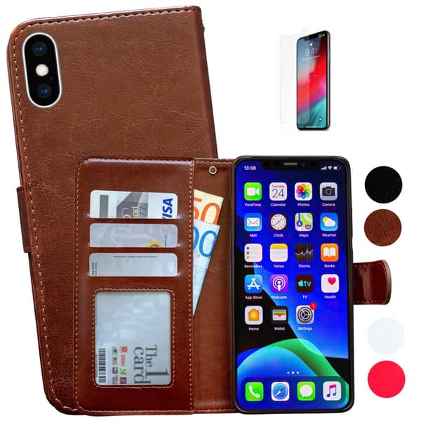 iPhone Xs Max - Læder cover / Beskyttelse